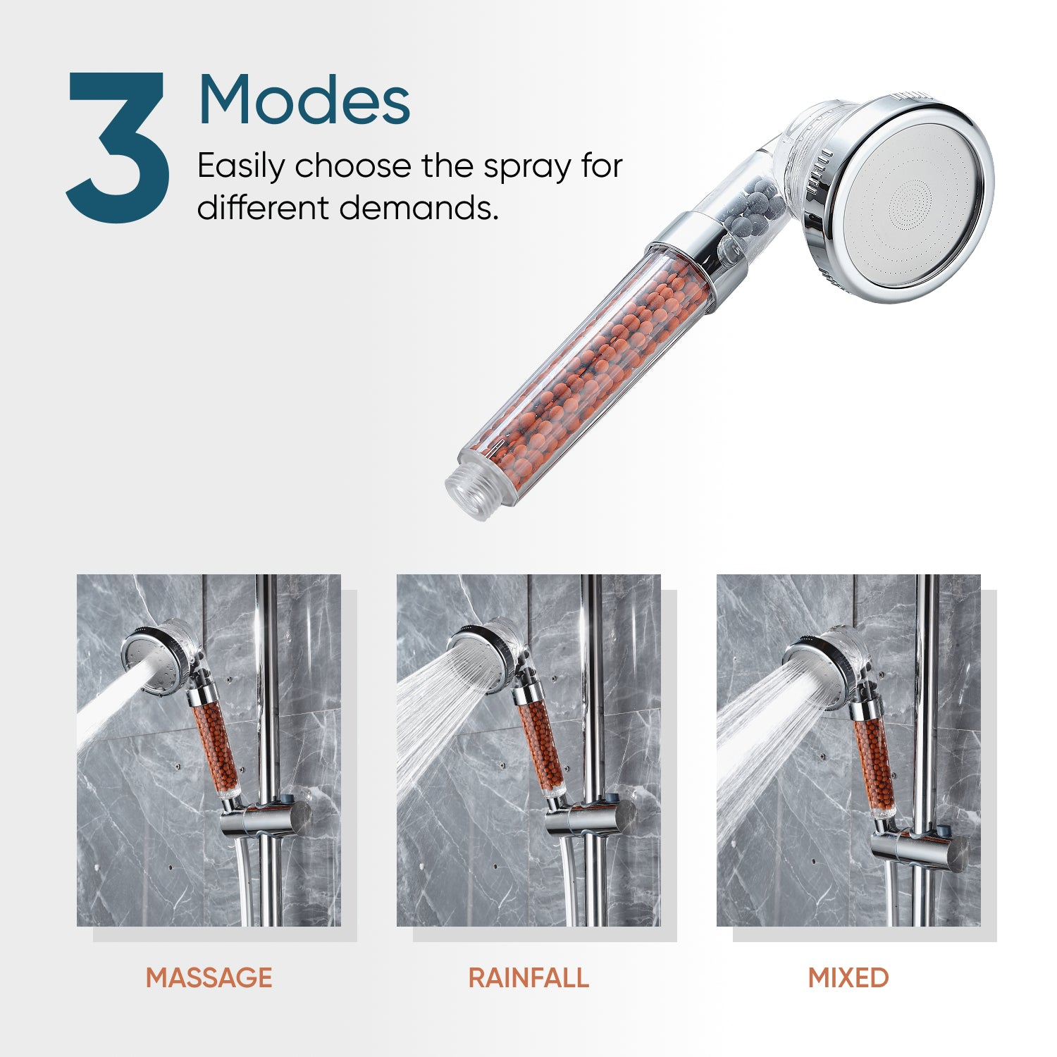 MineralStream™ Ionic Shower Head