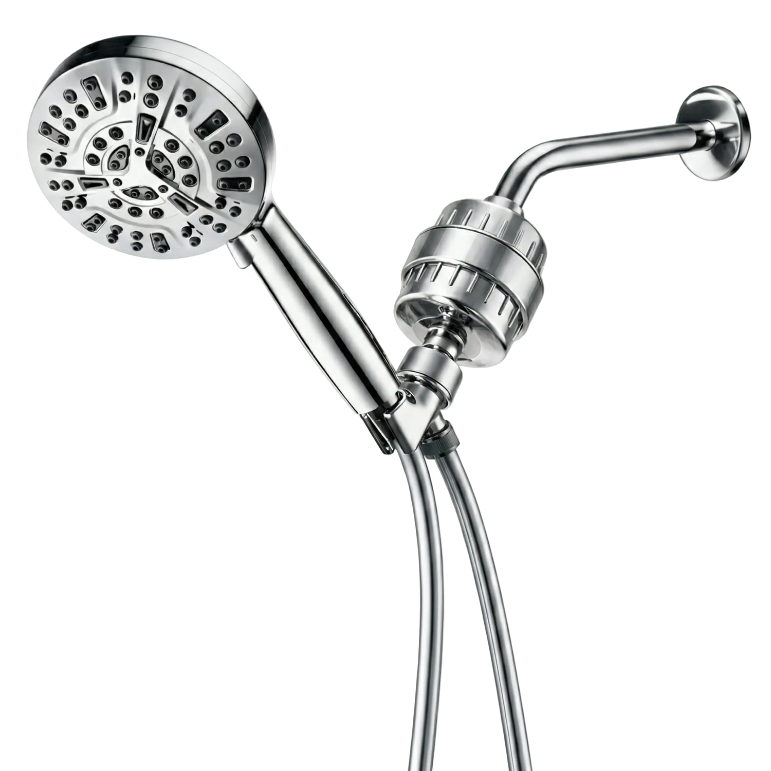 Cap de duș cu presiune de înaltă presiune Mineralstream Luxe 10 (filtrat)