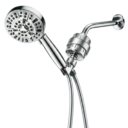 Cap de duș cu presiune de înaltă presiune Mineralstream Luxe 10 (filtrat)