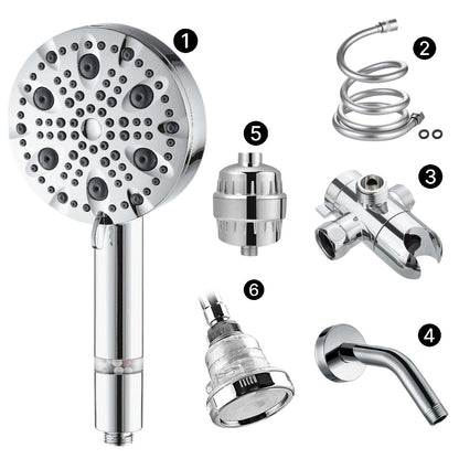 MineralStream Luxe 9 Mode High Press Shower -ducha (filtrado)