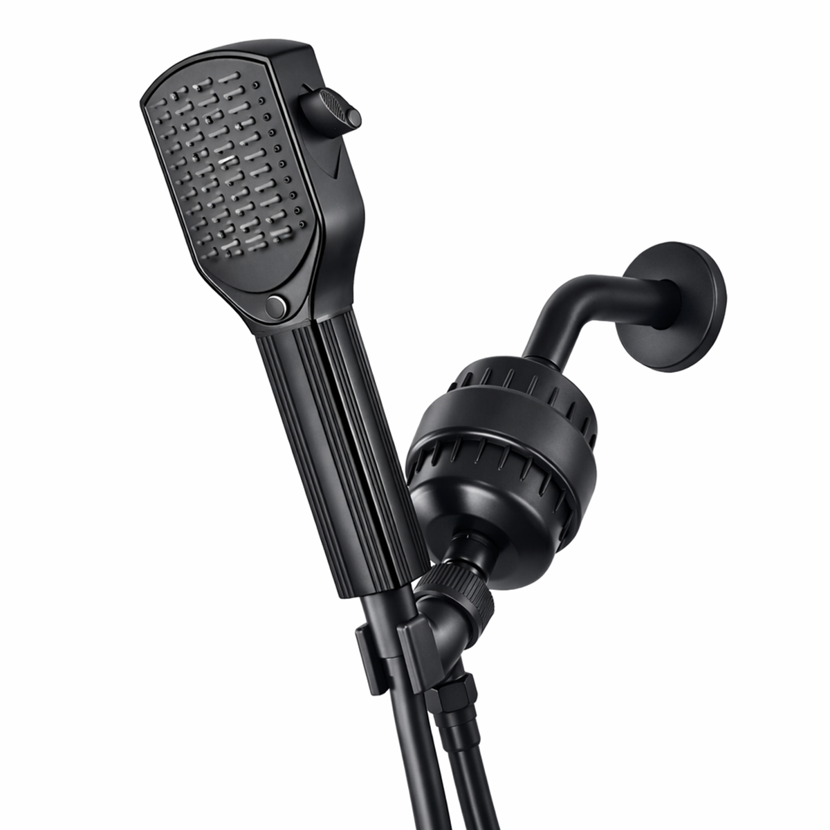 Alcachofa de ducha MineralStream con peine desenredante