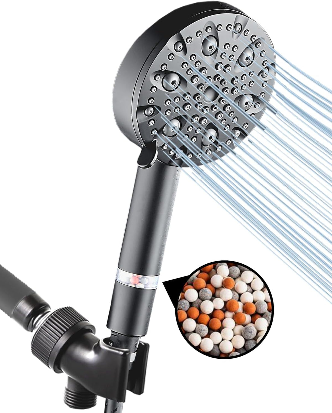 MineralStream Luxe 9 Mode High Press Shower -ducha (filtrado)