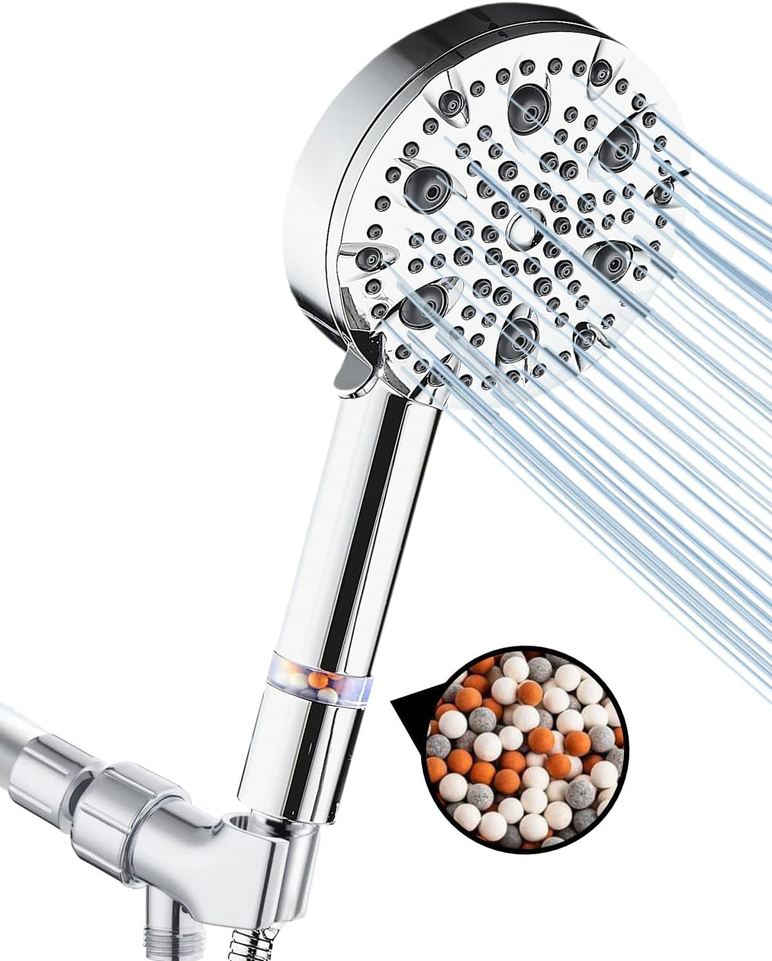 MineralStream Luxe 9 Mode High Press Shower -ducha (filtrado)