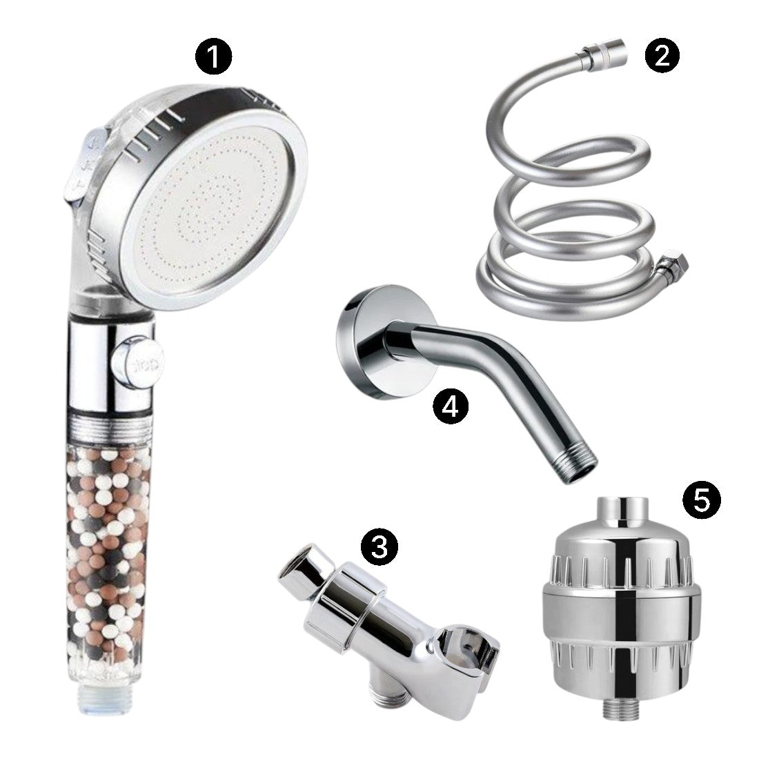 Ionic Showerhead 2.0 Complete Shower Kit