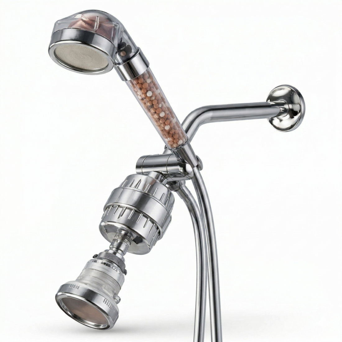 LED Ionic Dual Shower System