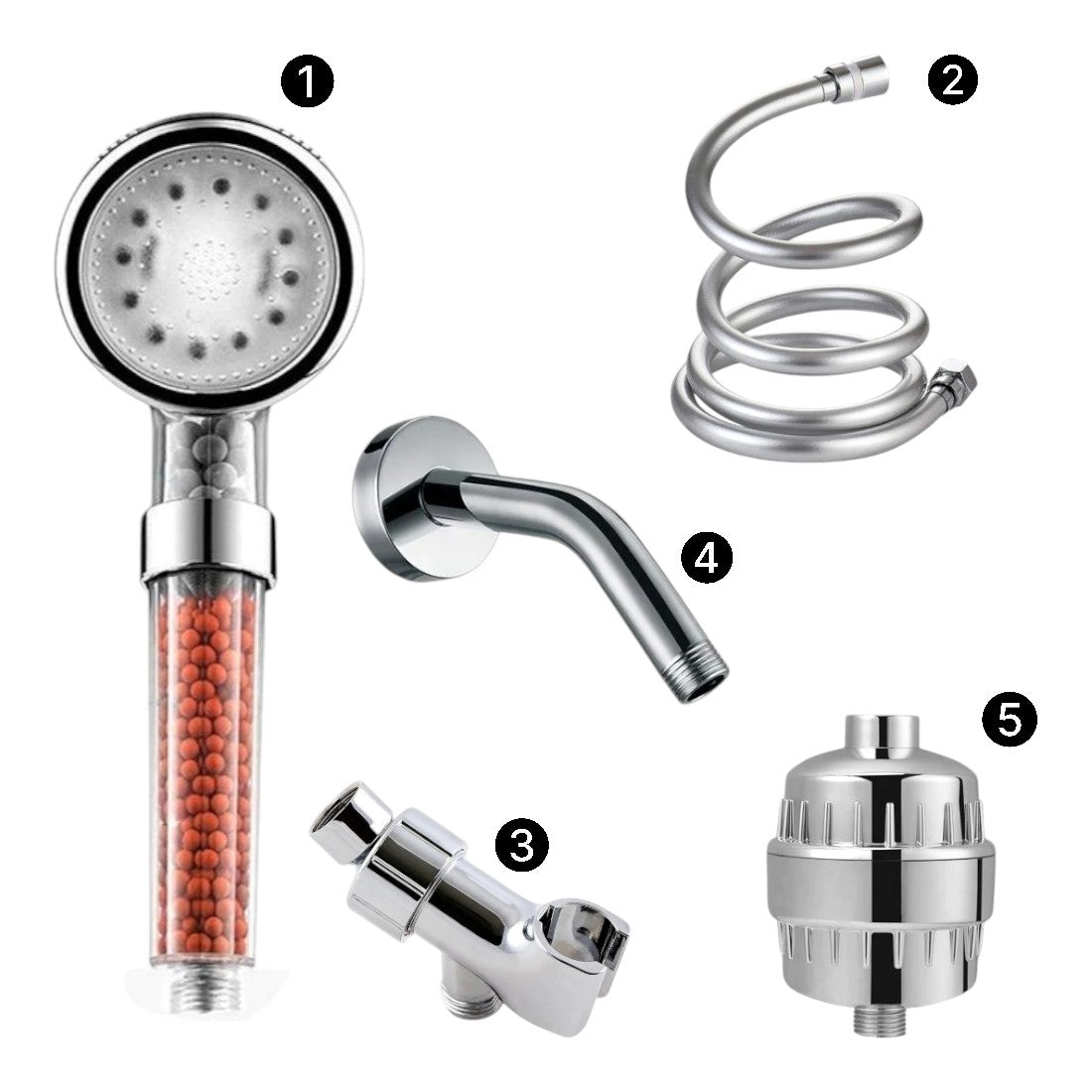 MineralStream™ LED Ionic Shower Head