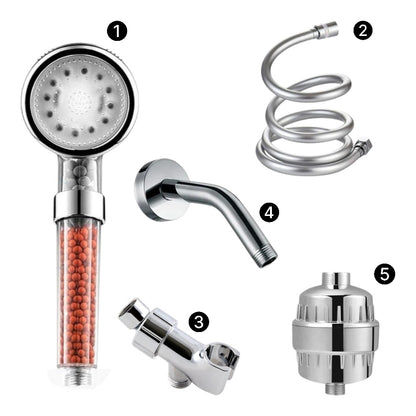MineralStream™ LED Ionic Shower Head