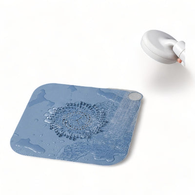 MineralStream Shower Drain Hair Catcher silicone drain cover front view
